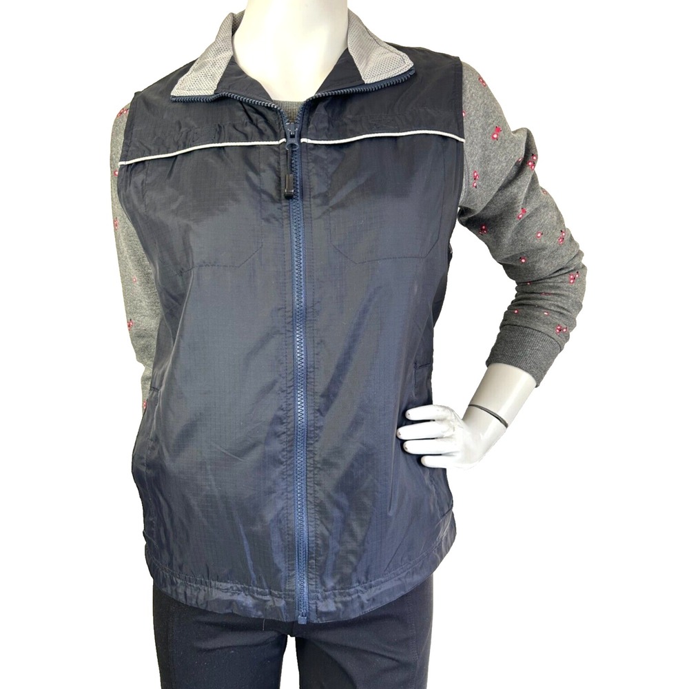 VTG 90s Gap Nylon Windbreaker Vest Men S M Navy Blue Mesh Line Gorpcore Techwear